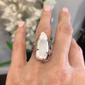 Beautiful Fresh water pearl on a silver ring